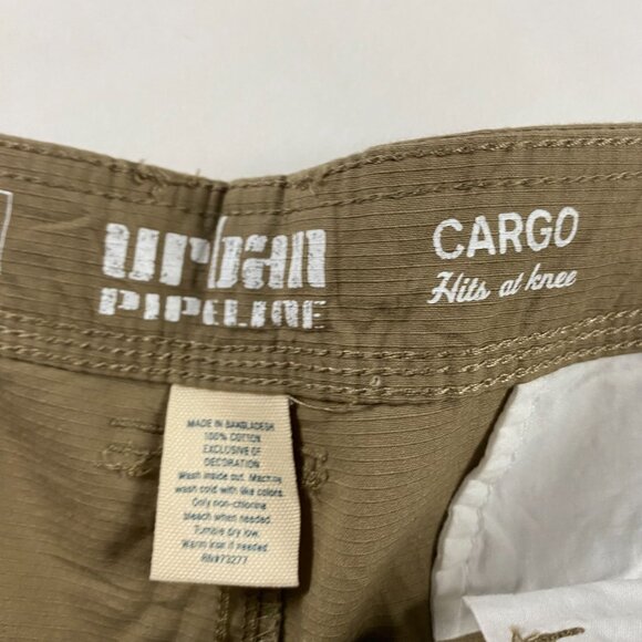 NWT Urban Pipeline UH Mini Ripstop Cargo Shorts Mens Size 36 Measures 39 Khaki - Picture 7 of 12